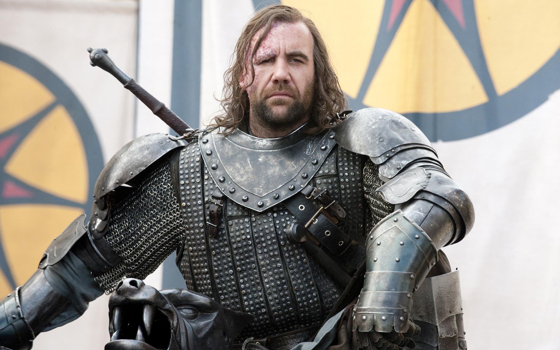 game of thrones the hound sandor clegane dog warrior armour