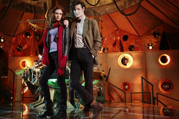 Photos des héros de la série Doctor Who