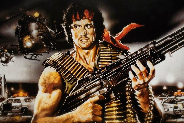 Sylvester stallone, action movie, First Blood