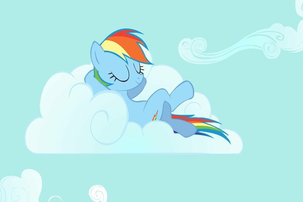 Mlp in dreamy clouds