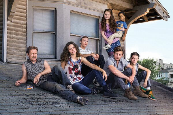 The main characters of the series Shameless (Shameless)