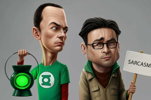 Personajes de la serie the Big Bang Theory: Sheldon y Leonard