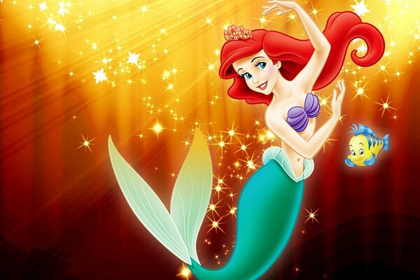 Dibujos Animados De Disney La Sirenita Ariel