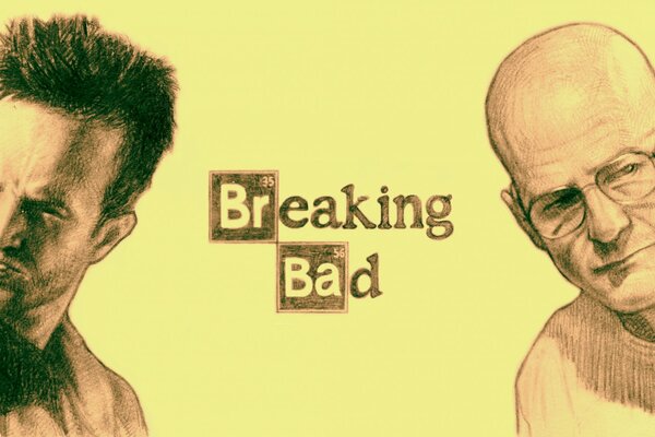 The main characters from the TV series breaking bad