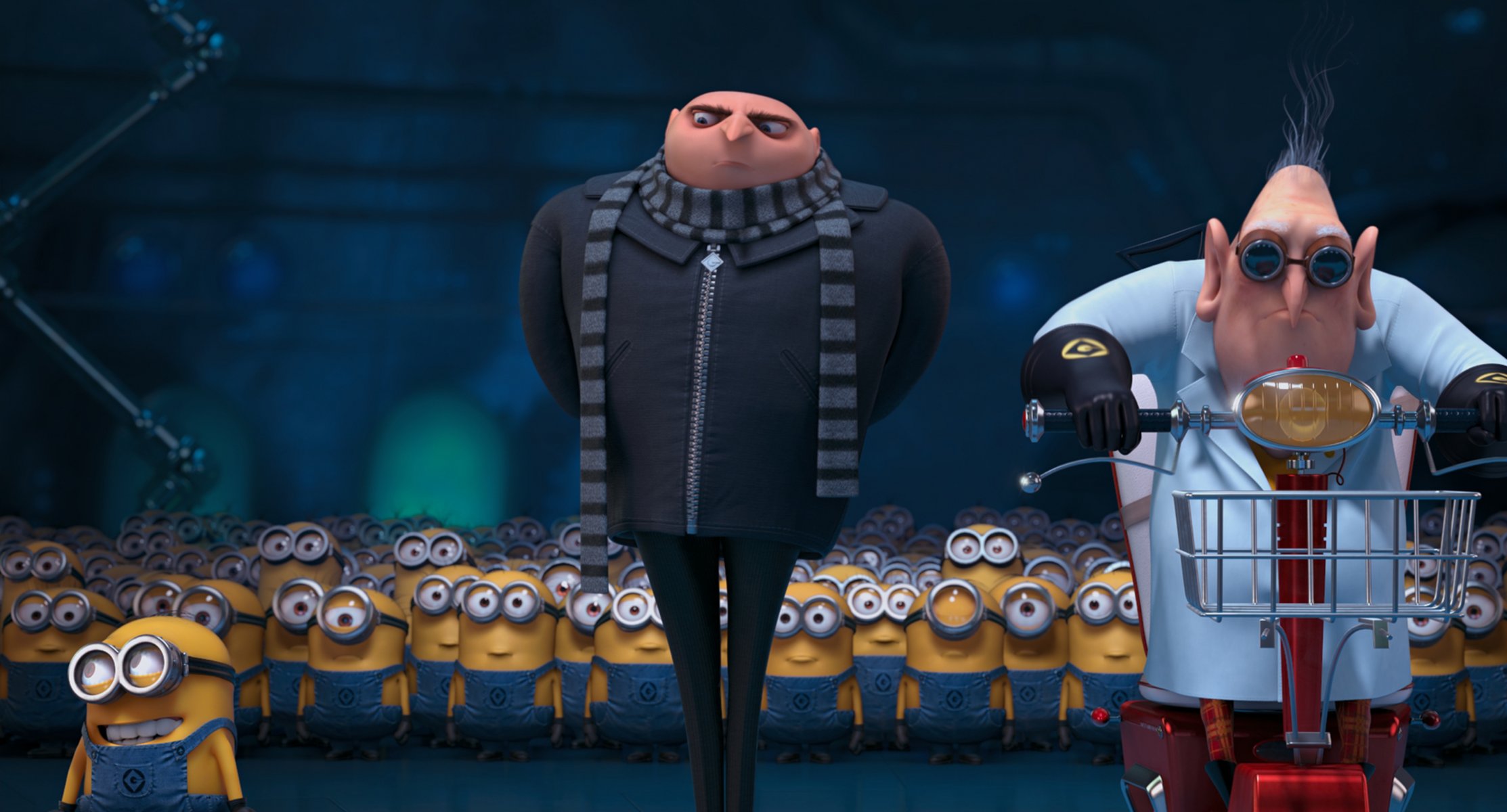 despicable me 2 gru dr nefario minions