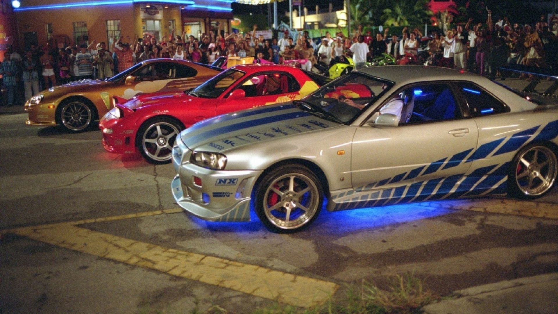 double fast and the furious 2 fast 2 furious paul walker brian o conner rx-7 s2000 skyline supra