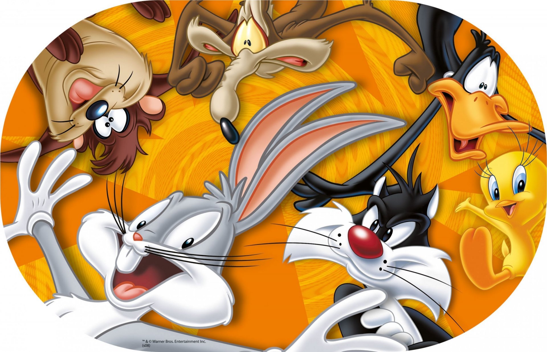 looney tunes багз банни даффи дак кот сильвестр твити тасманский дьявол фогхорн легхорн сильвестр