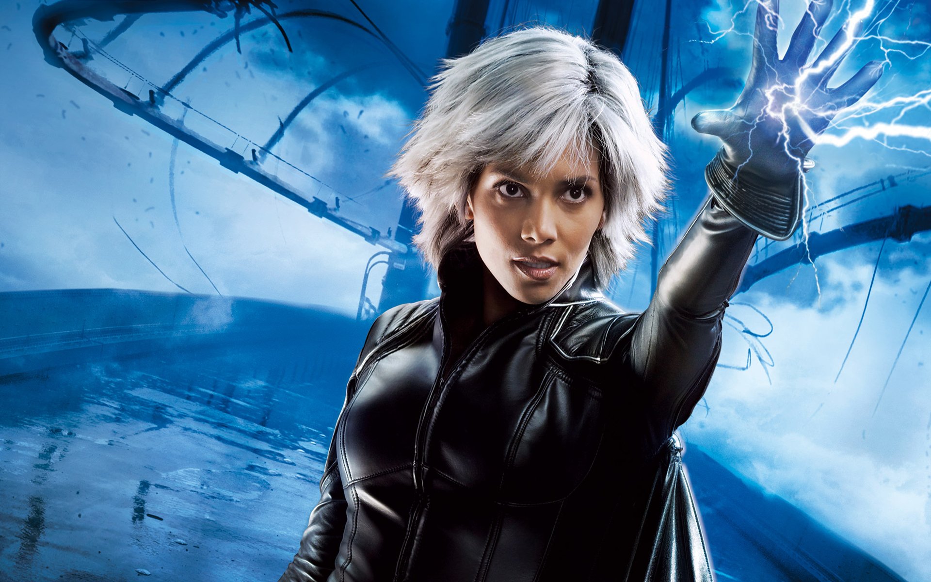 x-men x-men halle berry sturm ororo munro gewitter blitz brücke