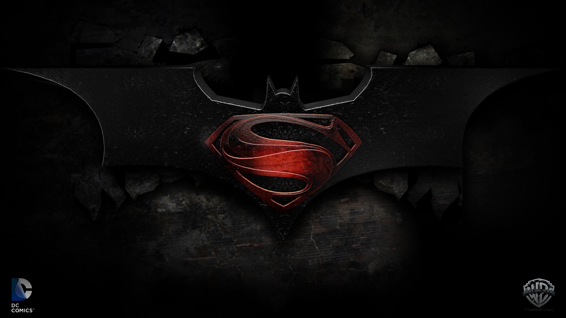 batman v superman batman superman dc comics warner bros logo komiks