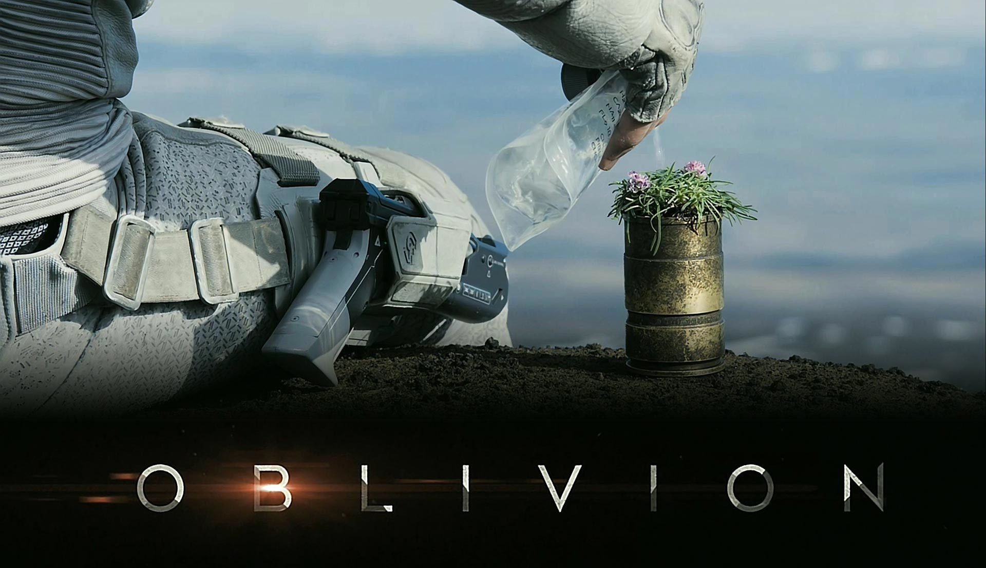 oblivion tom cruise oblivion sitting earth flowers water