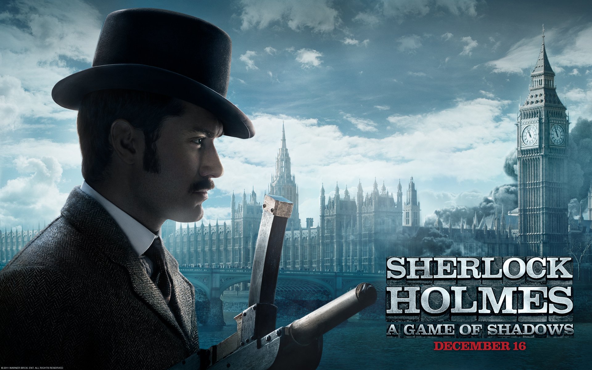 uomo film sherlock holmes jude law