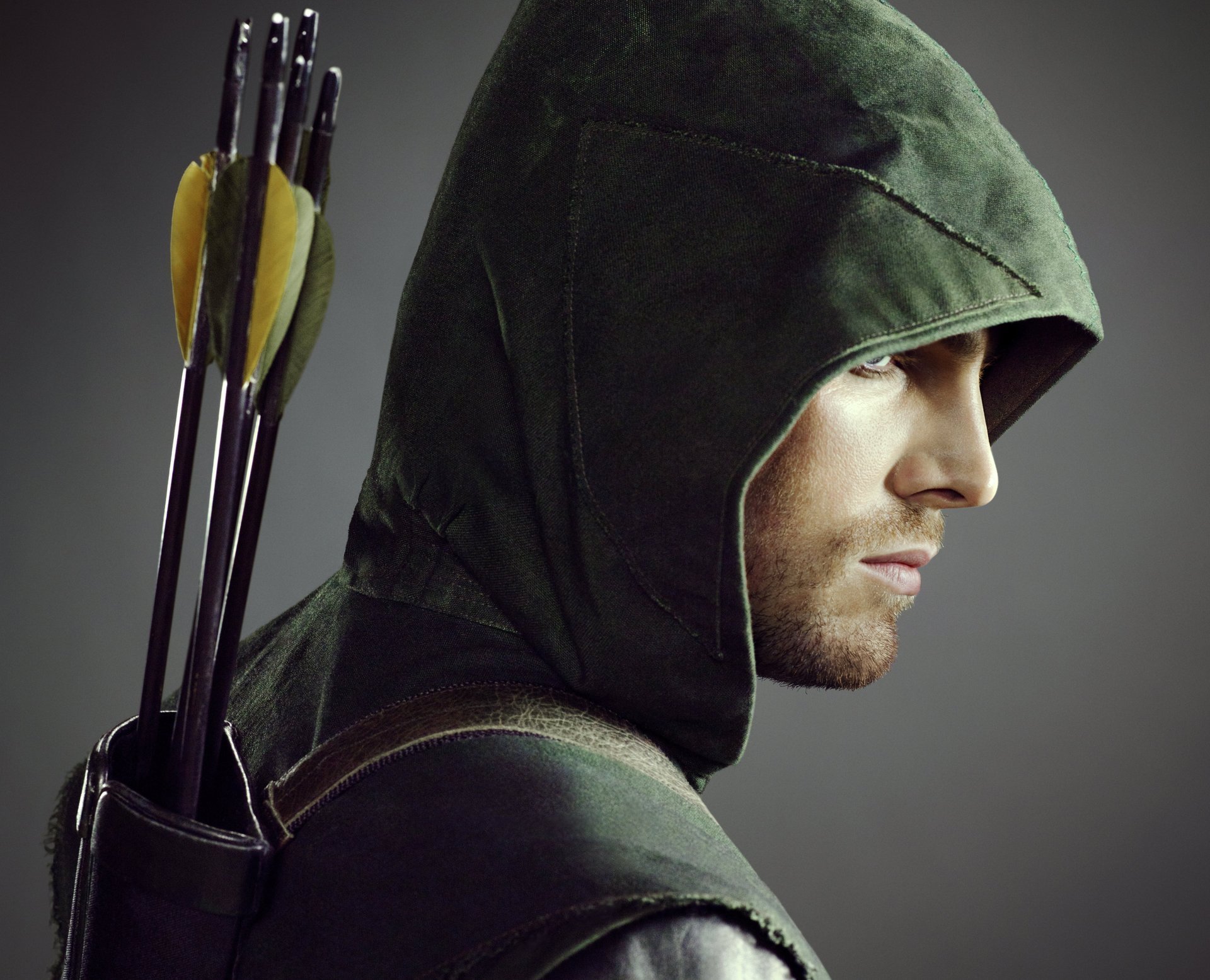 pfeil pfeil tv-serie oliver queen schauspieler amell stephen amell männlich profil gesicht kapuze pfeile