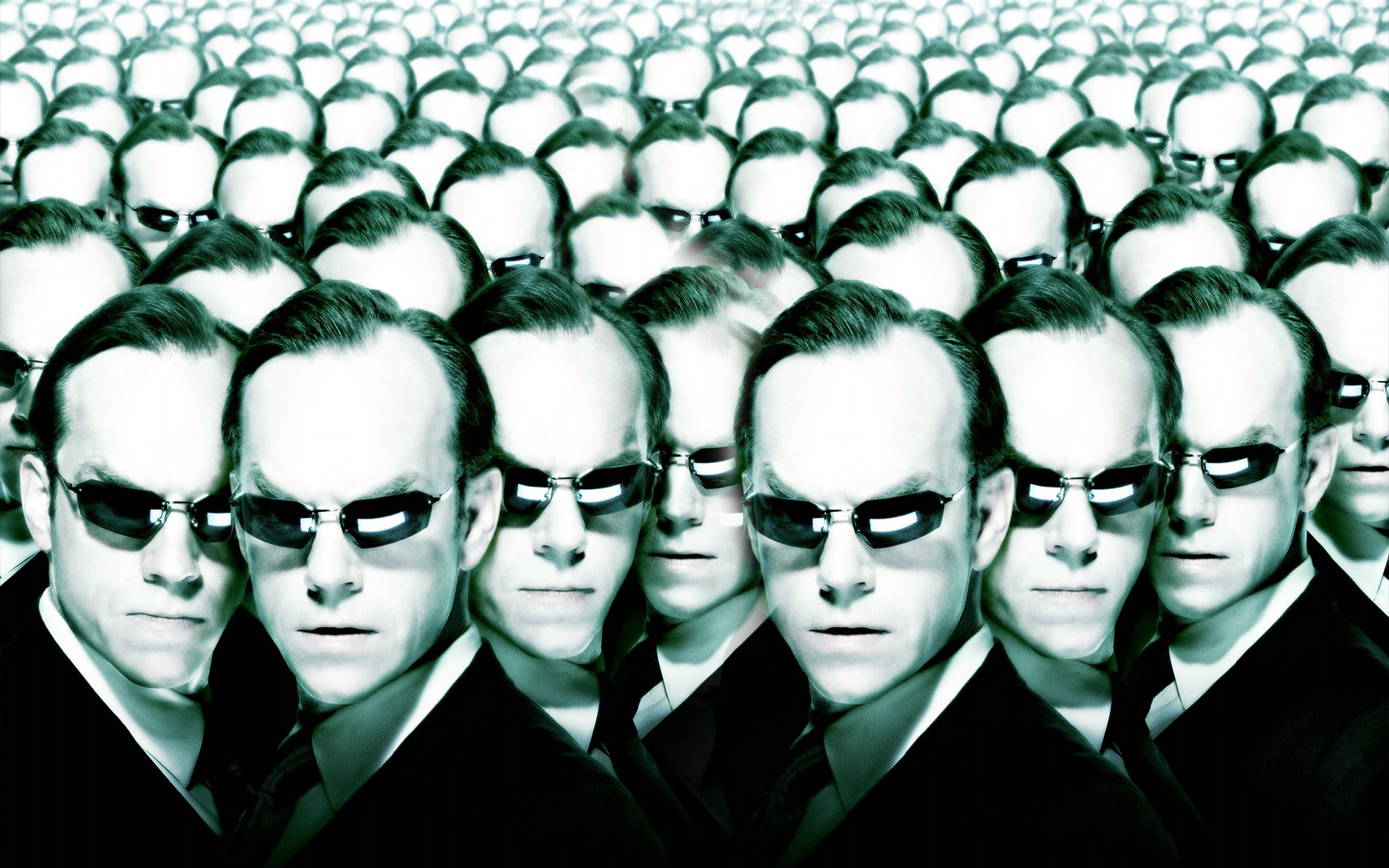 matrix agent smith glasses lots head