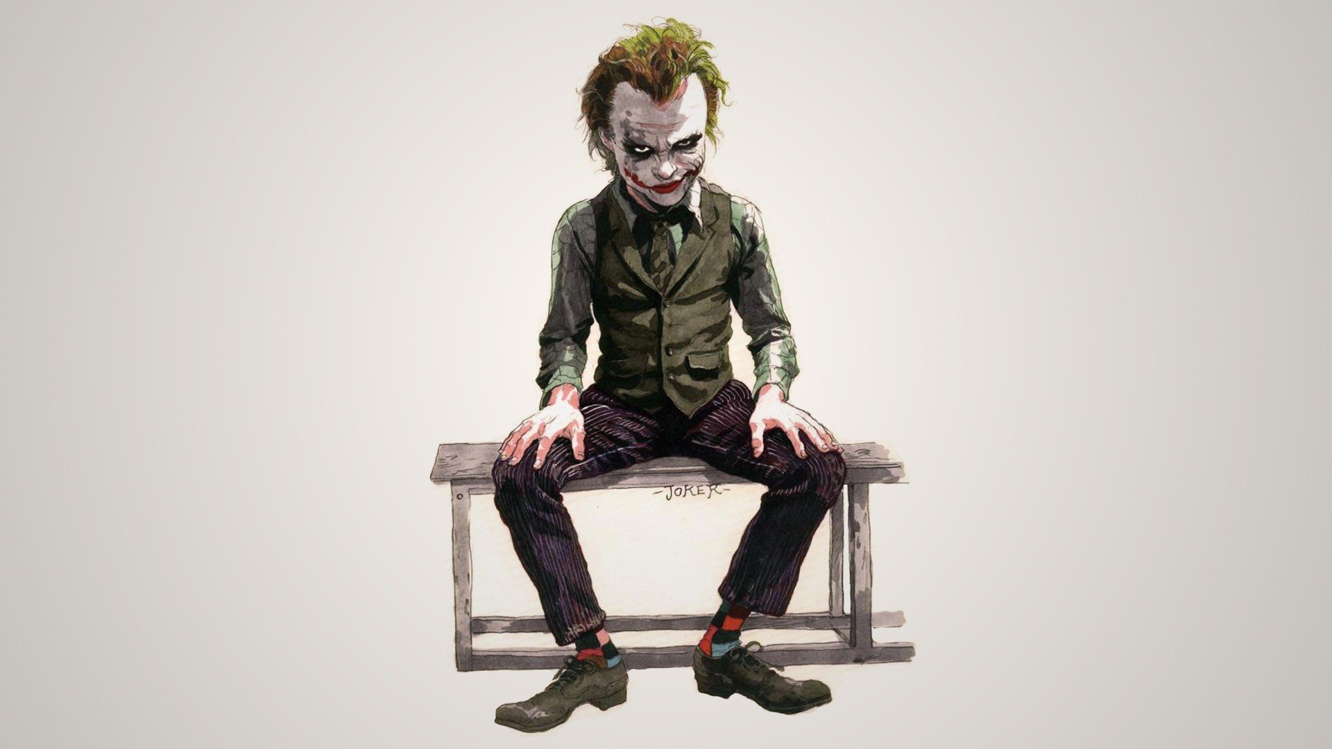 dunkler ritter joker joker heath ledger