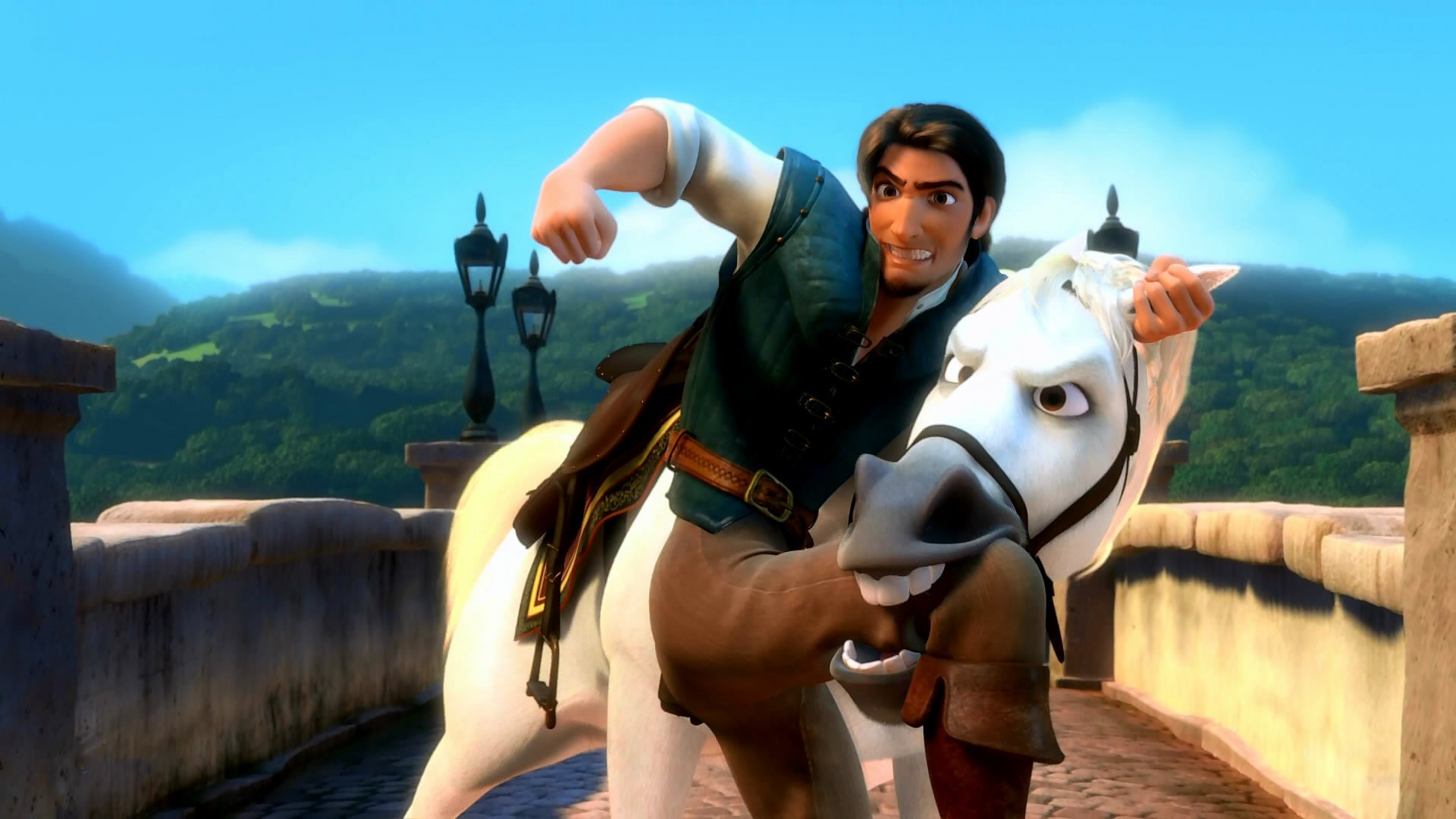 maximus le cheval raiponce: une histoire confuse flynn rider