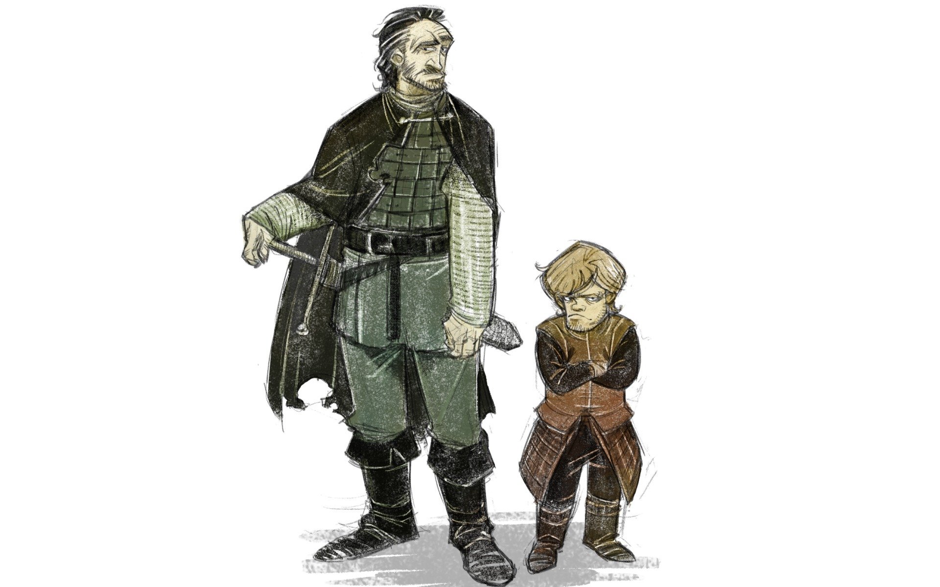 game of thrones song of ice and fire song of ice and fire tyrion lannister imp imp half-man bronn bronn art art