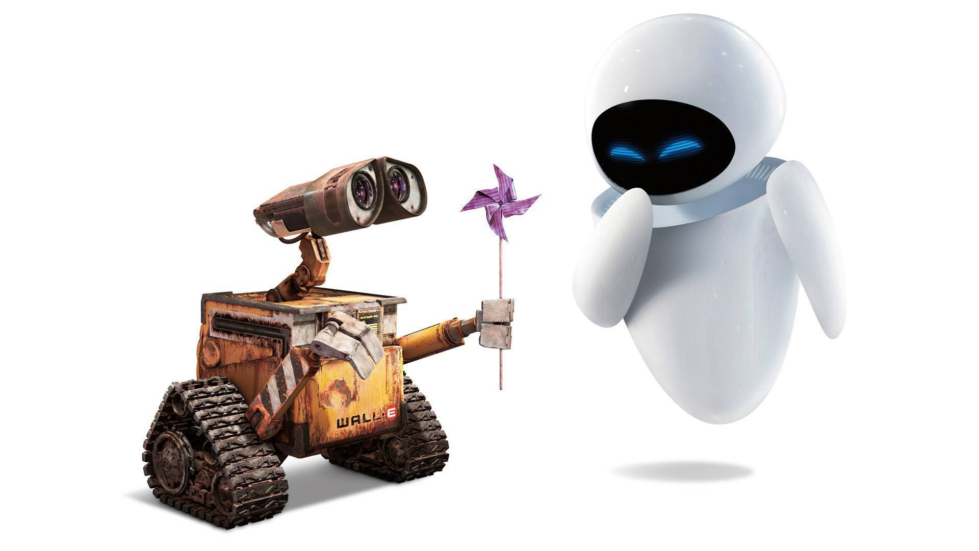 valley eve robots cartoon love wall-e fiction