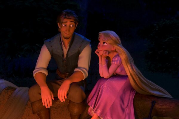 Fotograma romántico de Rapunzel