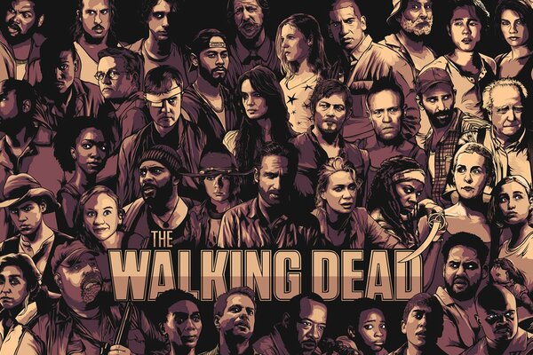 Wszyscy bohaterowie z The Walking Dead