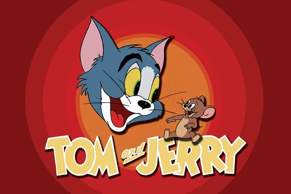 Tom y Jerry dibujos animados gato y ratón