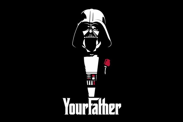 Ton père Darth Vader EA fond noir