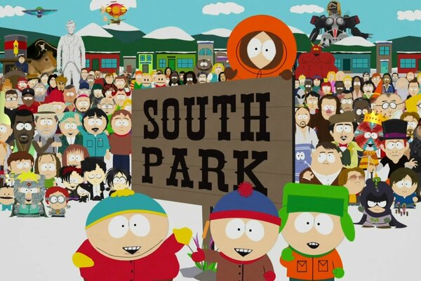 South Park cartoon screensaver