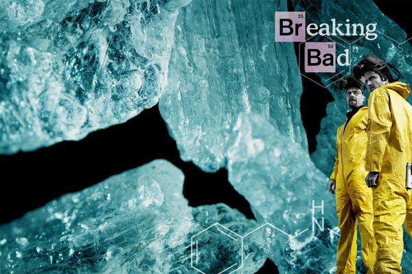 Fotogramma della serie TV Breaking Bad sfondo scuro