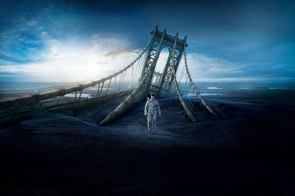 Portada de la película Oblivion con Tom Cruise