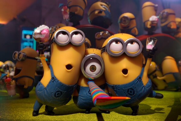 Les sbires chantent. Despicable me