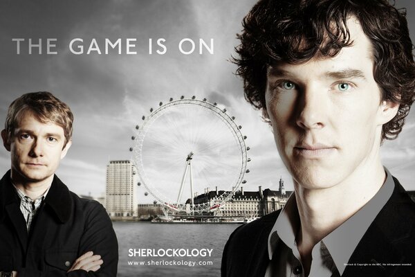 Poster of the BBC series Sherlock 