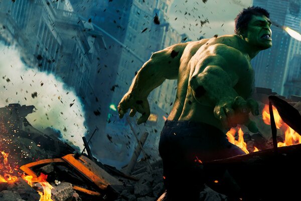 Hulk is a destructive city street