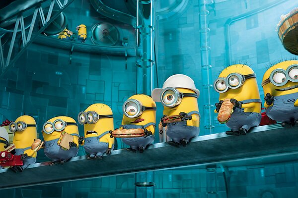 Schergen aus dem Cartoon Despicable me 2