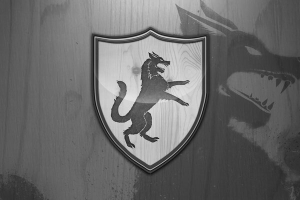Coat of arms of the Starks game of Thrones Dima is close