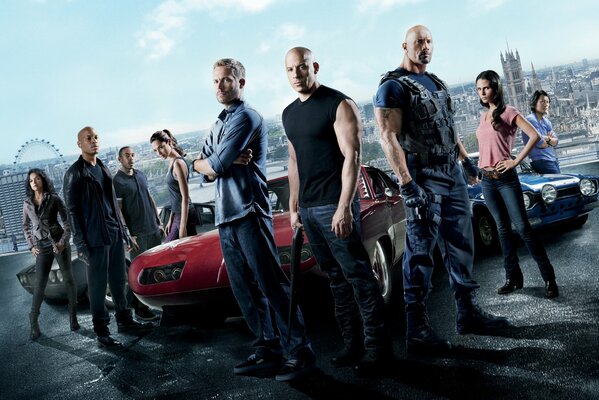 The main characters of the film fast and furious