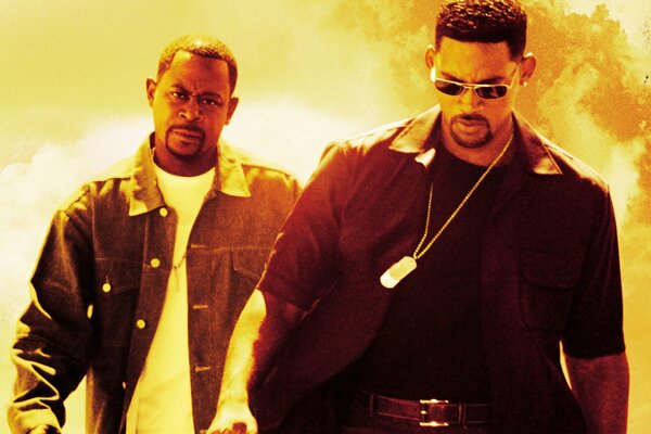 The movie bad guys Will Smith and Martin Lawrence