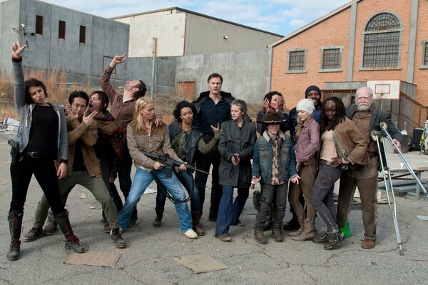 All the characters in the Walking Dead series