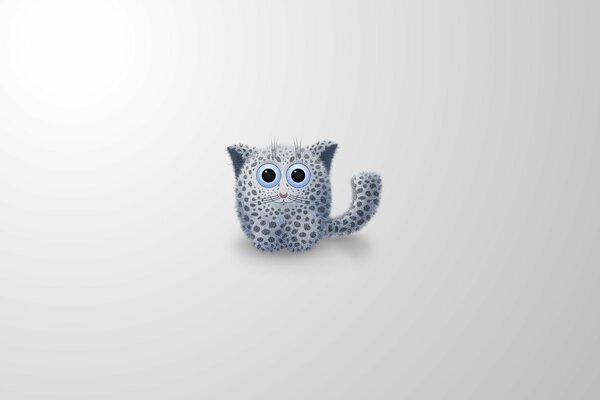 Leopardo. Giocattolo per bambini fluffy