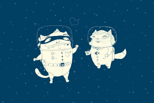 Love in space like a cat