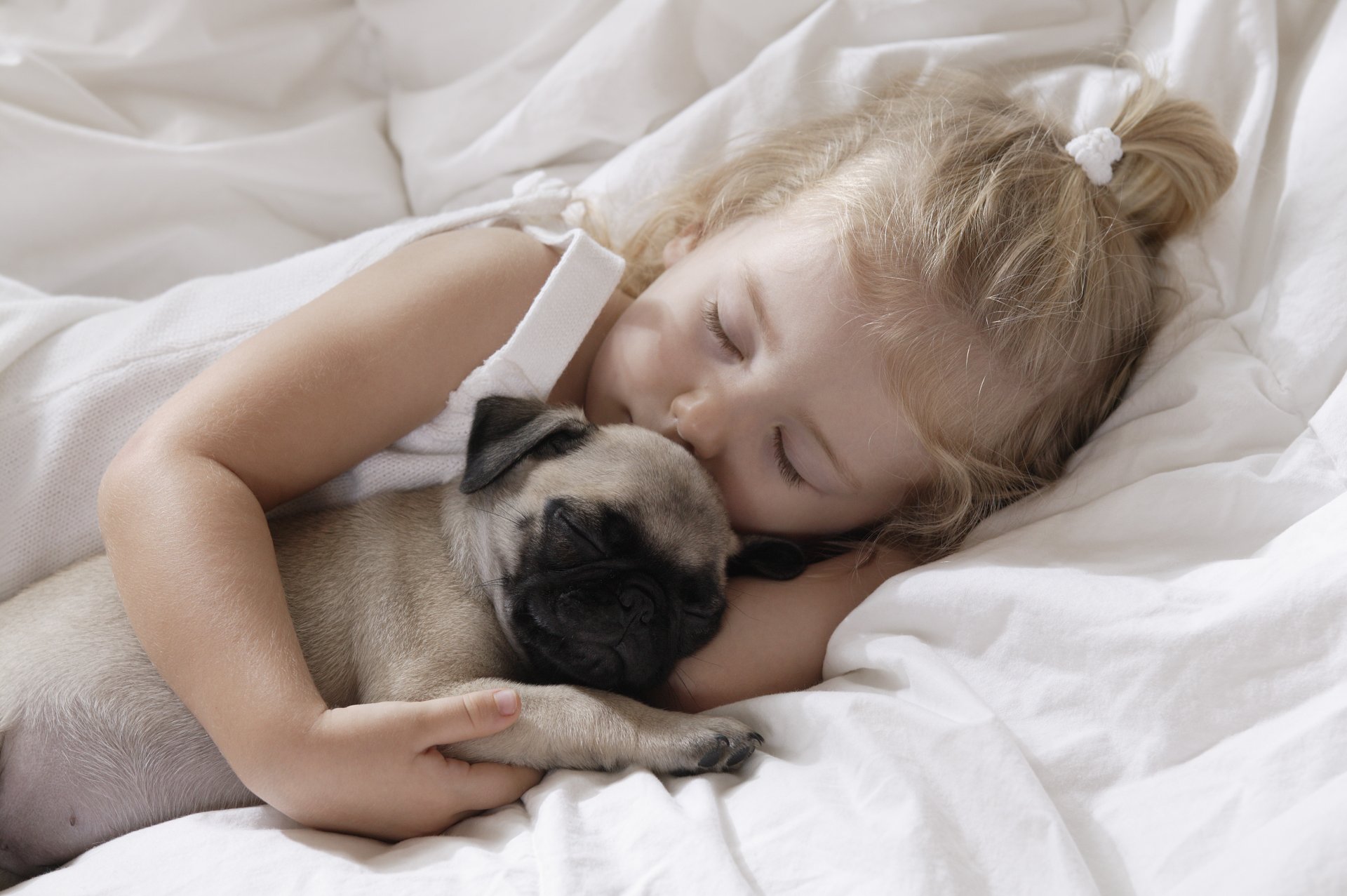 girl sleeping dog animal child childhood little girl sleeping children