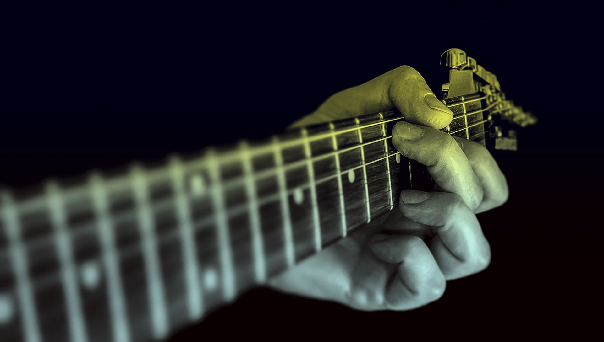 chitarra musica macro