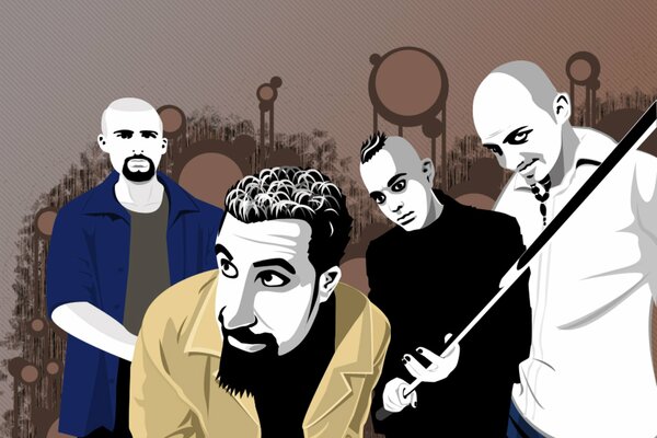 Figure du célèbre groupe System of a Down