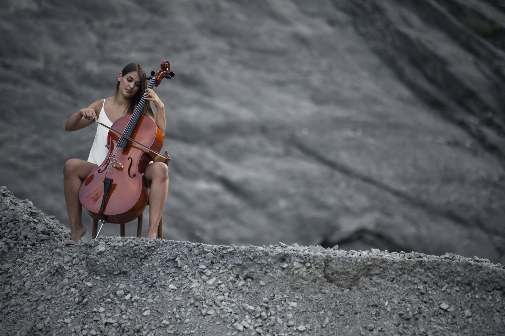 chica violonchelo música