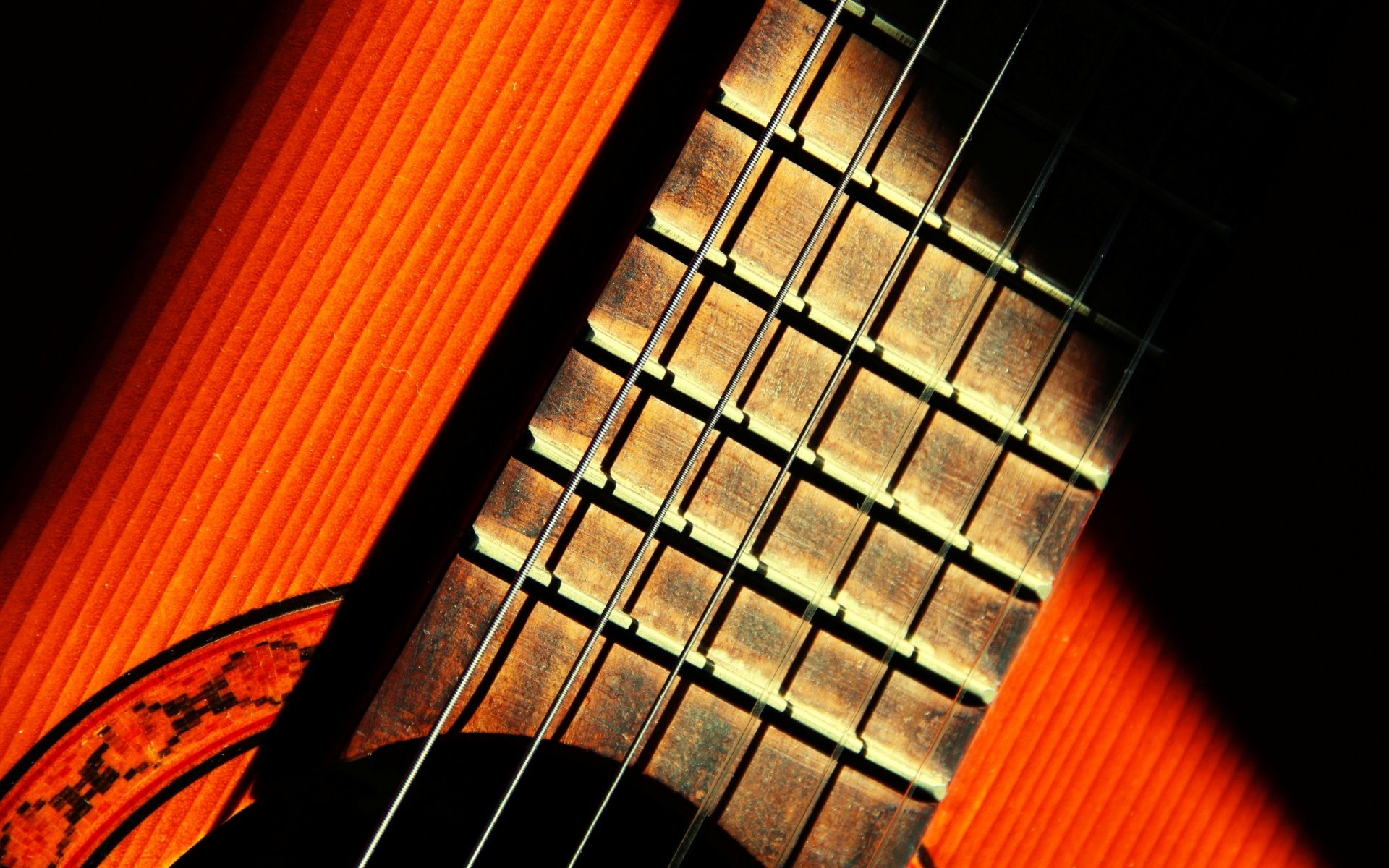 guitars music close up