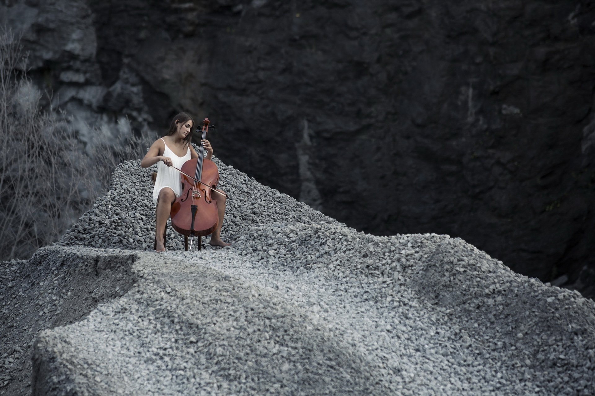 chica violonchelo música