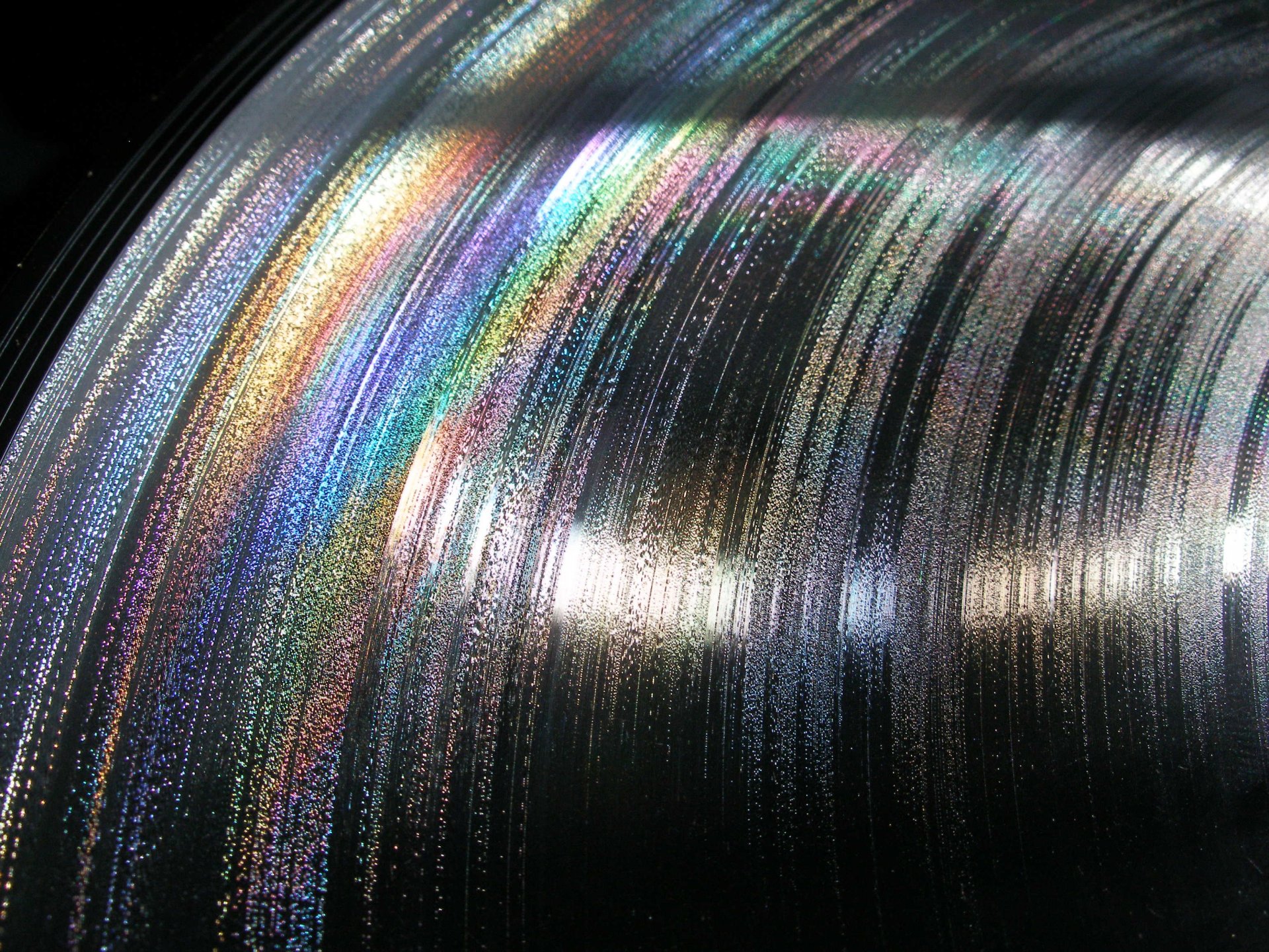 schallplatte vinyl regenbogen scheibe musik