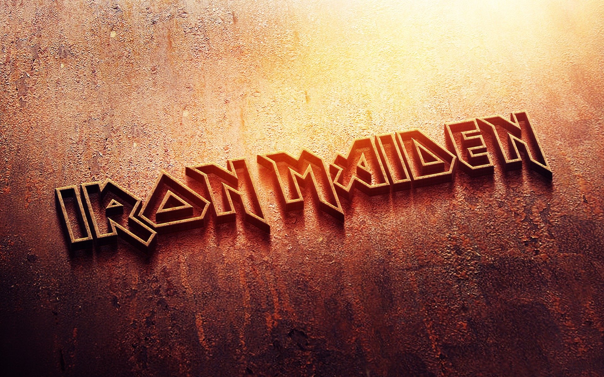 iron maiden metal metale ciężkie logo rdza żelazo