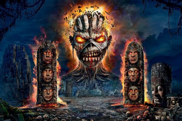 Iron maiden. Heavy metal. Ruins