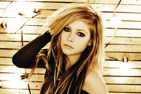 Artista canadiense Avril Lavigne foto