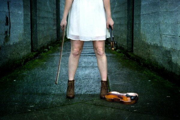 Not every young girl gets a violin