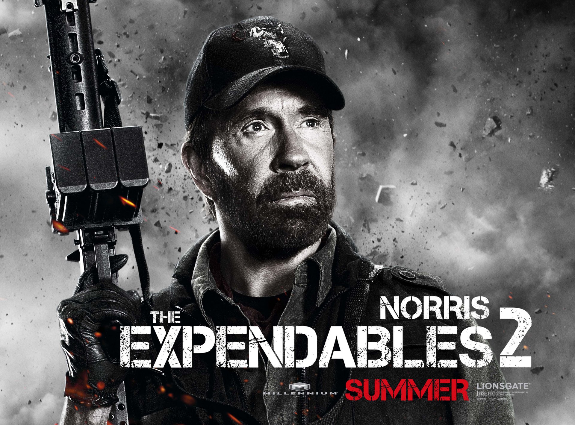 les expendables 2 chuck norris booker